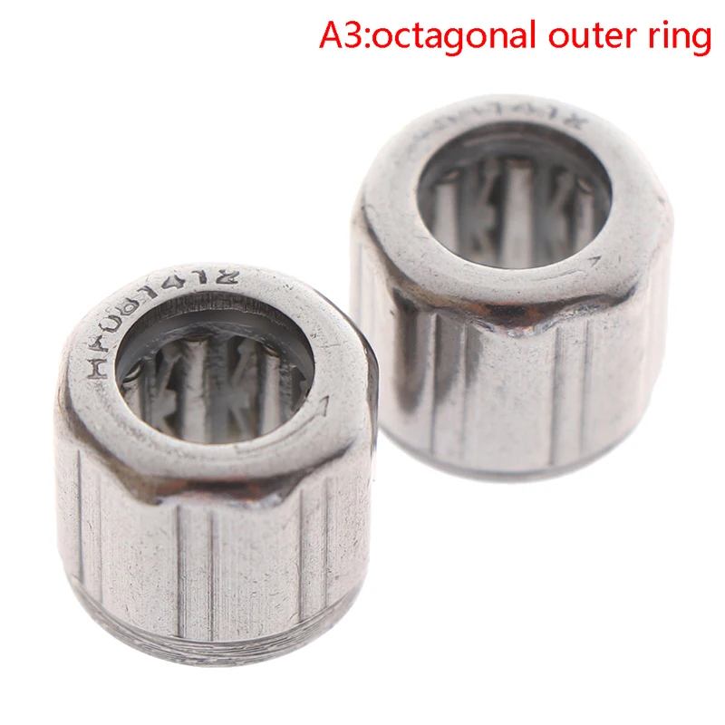 2pcs Bearing HF081412 Outer Ring Octagon/Hexagonal One-way Needle Roller Bear_hg 