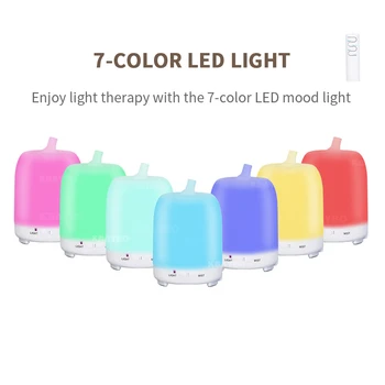 

remote control200ml essential oil diffuser Air humidifier cool mist maker aroma diffusers ultrasonic mist fogger