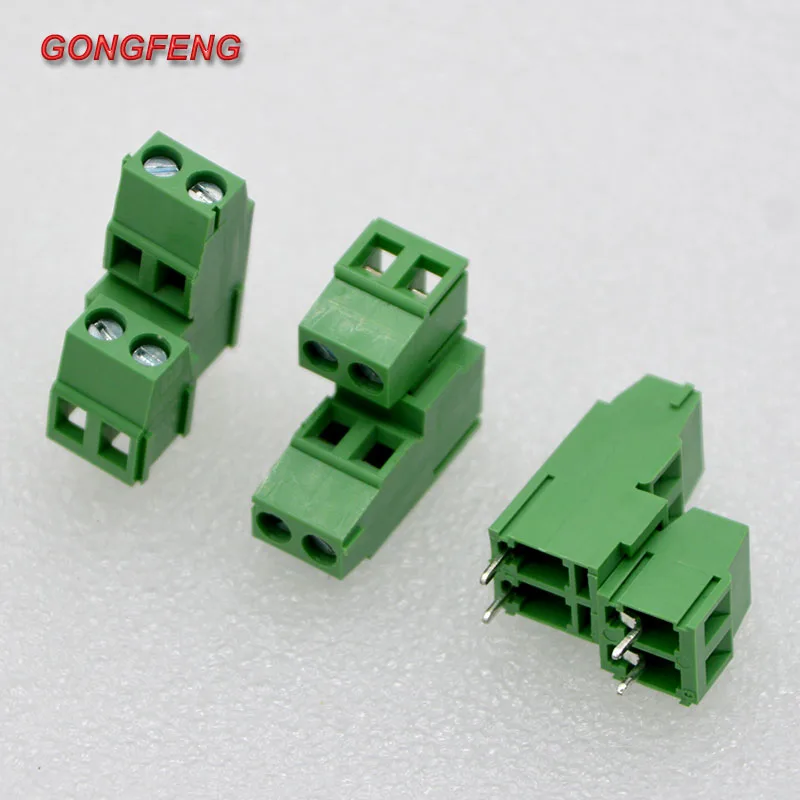 10 компл. винт PCB терминал разъем 300В 10A KEFA/MG 500/128L-5.0-2P/3P Высокое и низкое положение сплайсинга специальная