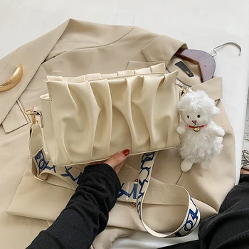 

Luxury women's bag 2020 new pleated bag women's fashion One Shoulder Messenger Bag Wallet travel bag