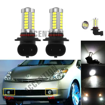 

2Pcs LED Light Fog Lamp Bulbs For Toyota Prius 2004 2005 2006 2007 2008 2009 Car-Styling Front LED Bulbs