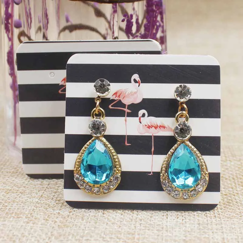 

New Style Colour Printing Earring Cards 5*5 Cm Handmade Accessories Packaging Card
