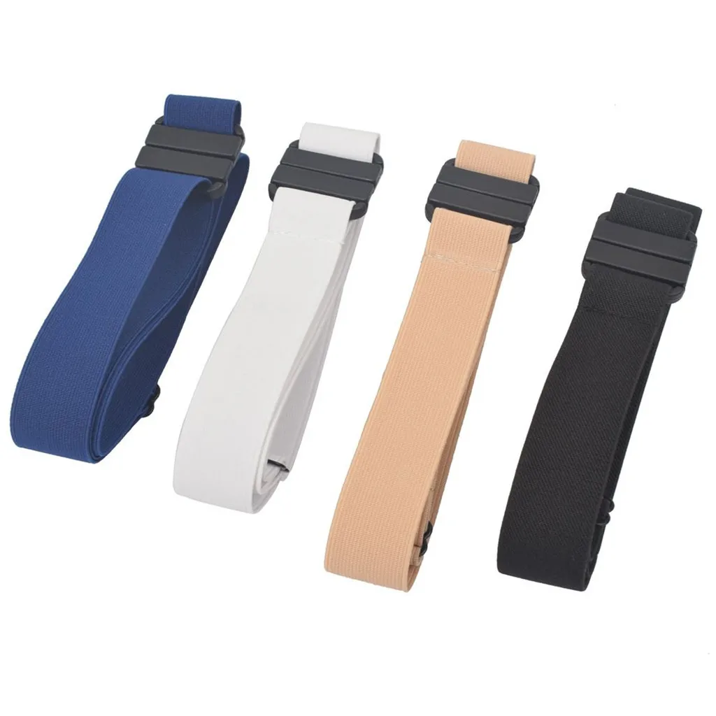 

Adjustable No Buckle Easy Elastic Free Lazy Belt No Buckle Elastic Free Belts for Toddlers Stretch Belts Boys Girls chain