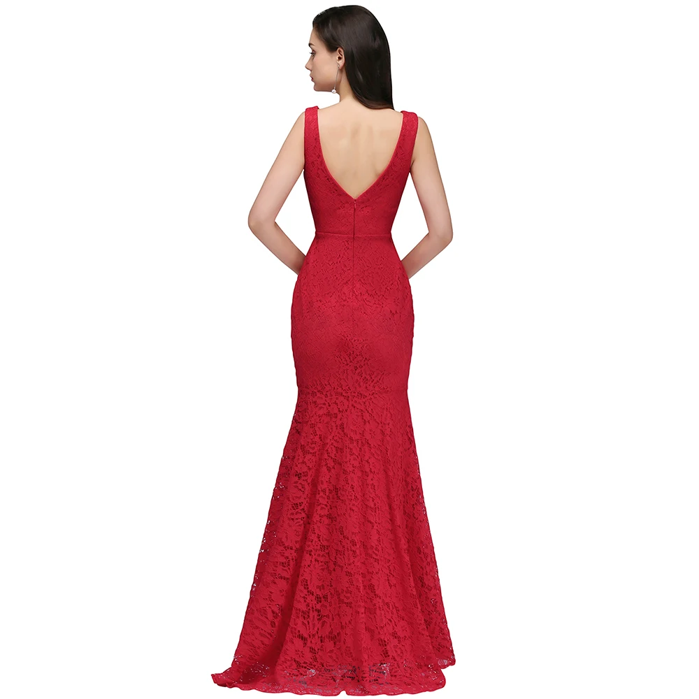 Robe-de-fille-d-honneur-Cheap-Burgundy-Mermaid-Lace-Bridesmaid-Dresses-2019-Sexy-Back-Long-Prom (2)