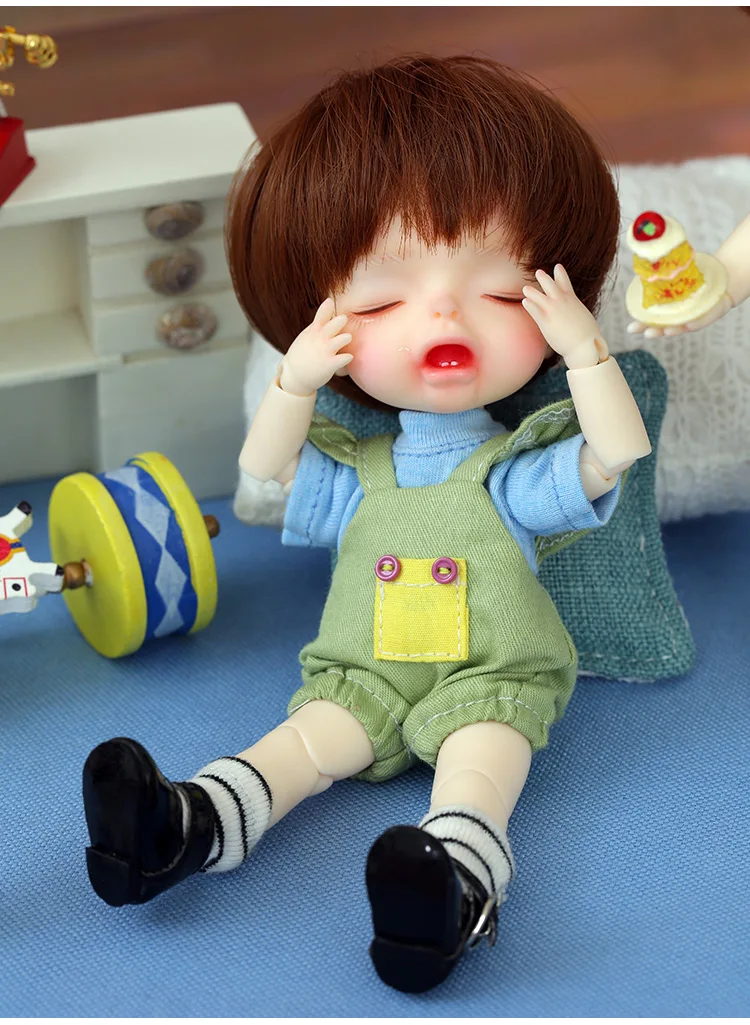 

New Arrival Dollbom Rerun 1/8 BJD SD YoSD Doll High Quality Cute Girl Toys Best Xmas Gift Luts Lcc