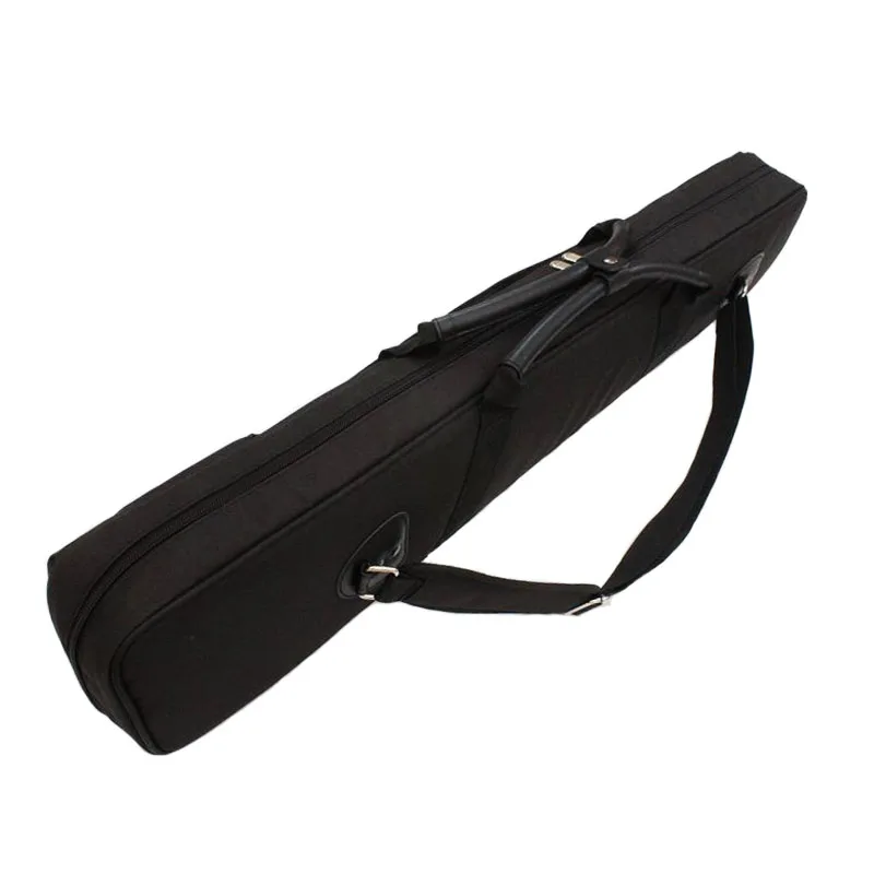  Billiard Pool Cue Case 7 Holes Oxford Cloth High Capacity Portable Carrying Case 1/2 Kit Profession