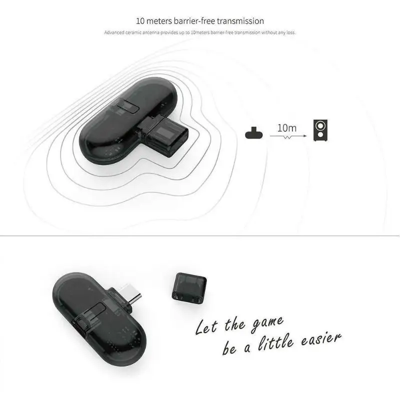 Мини аудио передатчик Bluetooth беспроводной наушники приемопередатчик для NS переключатель Совместимость Поддержка для PS4/переключатель/ПК