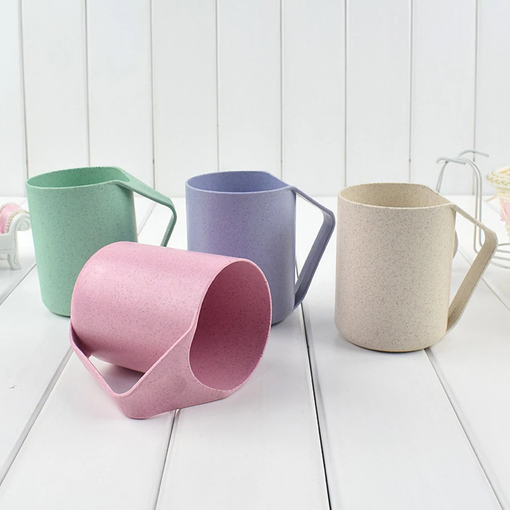 

New Arrival Fashion Simple Toothbrush Holder Toothpaste with handle Lovely Gargle Cup High Quality Creative Water Cup