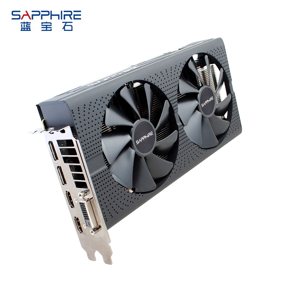 Видеокарта SAPPHIRE AMD Radeon RX 580 8GB GDDR5 256bit RX580 PCI для настольных ПК игровая видеокарта