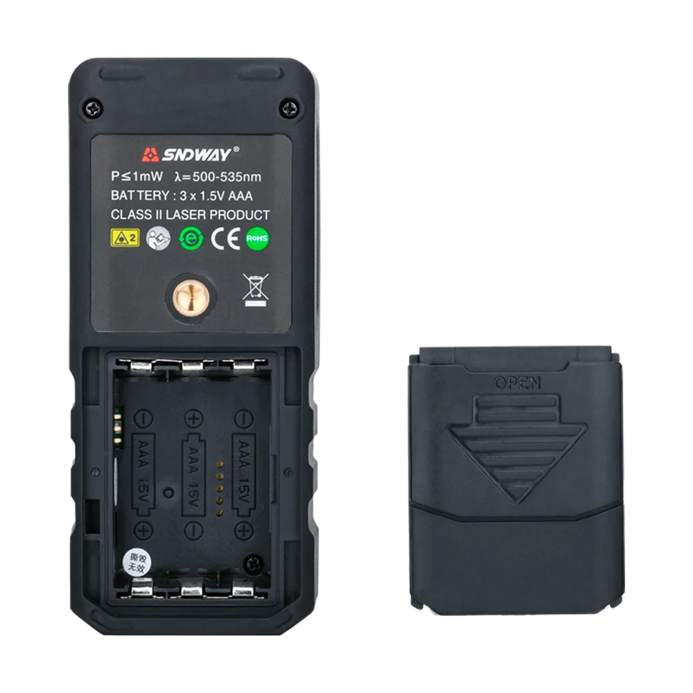 SNDWAY Laser Distance Meter Digital Rangefinder 100m 70m 50m Range Finder Trena Tape Measure Electronic Level Ruler Roulette