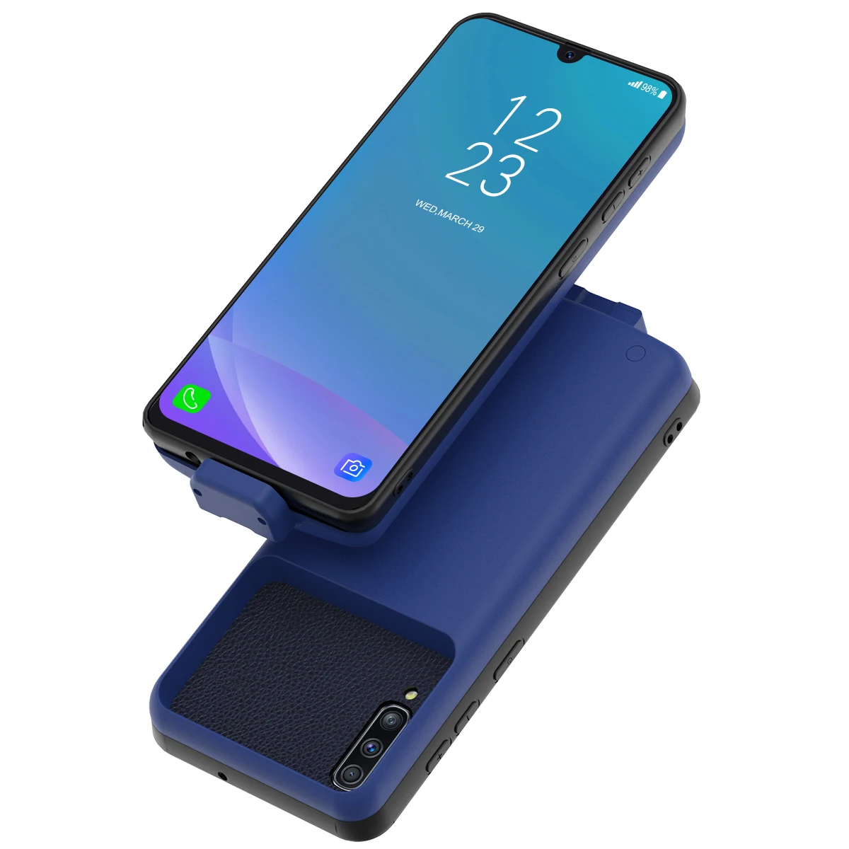 Для samsung Galaxy A30s A50s зарядное устройство чехол 7000 мАч Внешняя резервная Зарядка power Bank Защитная крышка