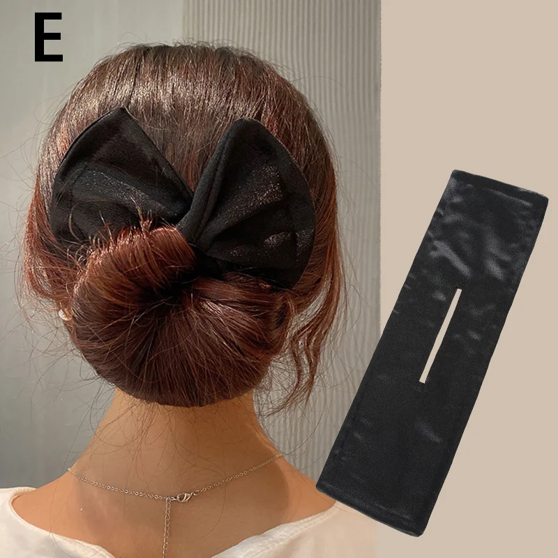 New Fashion Headband Braider Print Lazy Printing Twist Clip Bow Hair Curling Artifact Ball Women Lovely Elegant Hair Accessories hair barrettes for adults Hair Accessories