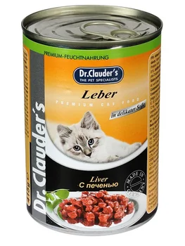 

DR.CLAUDER'S DR.CLAUDER'S for adult cats with liver sauce 415 gr
