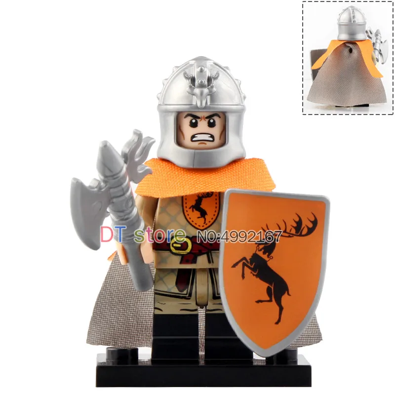 10PCS Game of Thrones House Stark Eddard Archer Mini Figure Building Blocks Toy