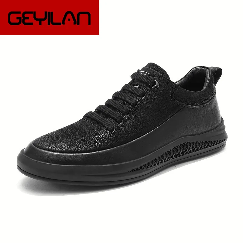 

Men Casual Shoes Fashion Sneakers Men genuine Leather Shoes loafers male designer fashion all season outdoor driving male shoes