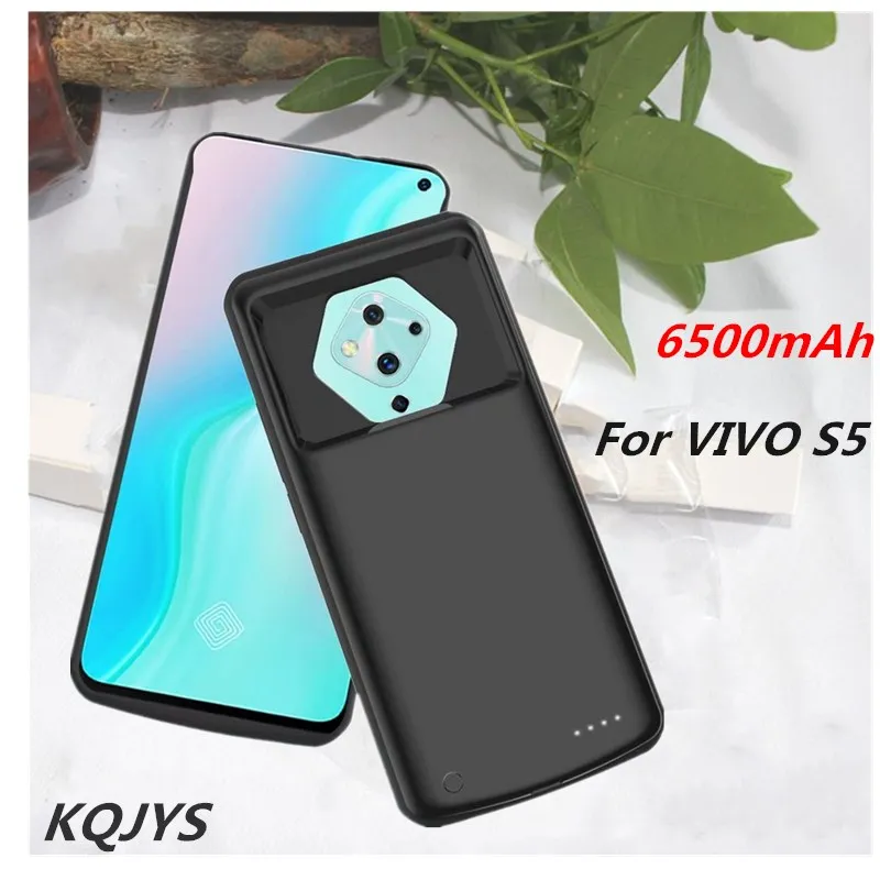 KQJYS 6500 мАч чехол для внешнего аккумулятора VIVO S5 Чехол для внешнего аккумулятора чехол для внешнего аккумулятора для VIVO S5 Чехол для зарядки