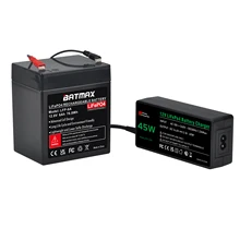  14.6V 3A 45W LifePO4 Battery Charger for 12V LiFePO4 Deep Cycle Rechargeable Battery with EU/US/UK Cable 