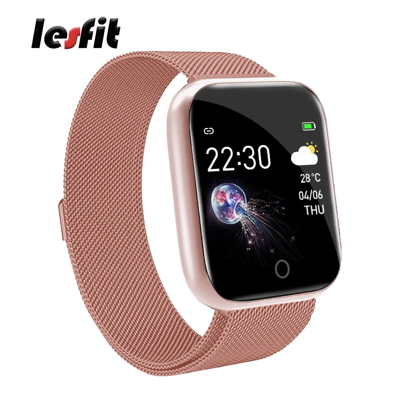 pink smartwatch for android