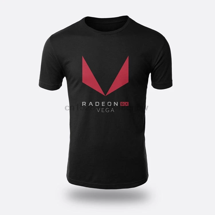 Футболка мужская Radeon Rx Vega Amd модная тенниска с коротким рукавом повседневная