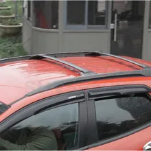 2pcs fit For Ford Ecosport Roof Rack 2013 Car Aluminum Alloy Side Bars Cross Rails Luggage Carrier Rack