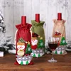 New Year 2021 Christmas Wine Bottle Dust Cover Xmas Navidad Christmas Decorations for Home Noel Deco Natal Dinner Party Decor 4