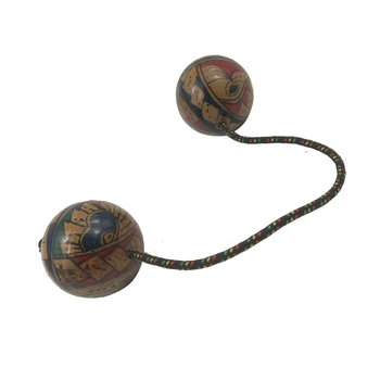 

2pcs Wooden Shaker Rattle Asalato For Baby Kids Early Educational Toys