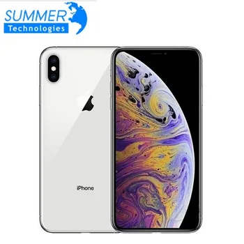Перейти на Алиэкспресс и купить Разблокированный оригинальный iPhone XS Max 256G 6,5 дюймов ram 4 Гб rom 64 Гб/256 Гб Смартфон телефон с двойной картой и полным экраном