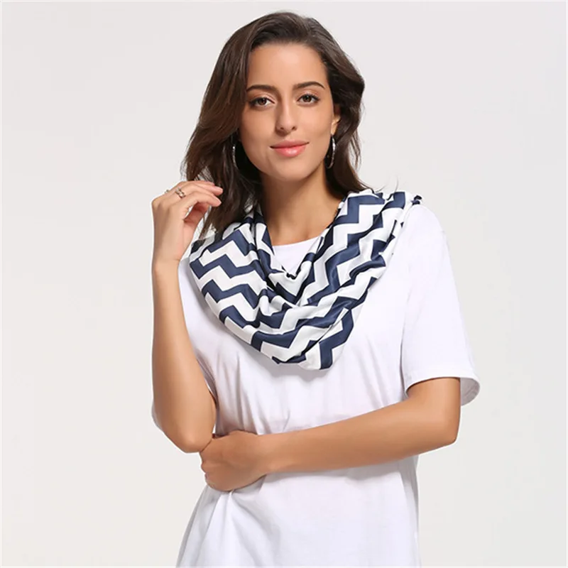 

Nursing Cover for Mothers Cotton Breastfeeding Towel Striped Car Seat Cover Privacy Apron Multi-functional Infant Shawl