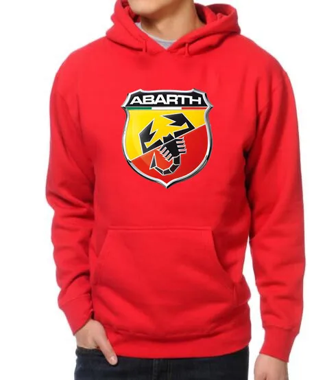 Новая осенне-зимняя модная Толстовка abarth, мужские толстовки с капюшоном, пальто с капюшоном и принтом, куртки унисекс, пуловеры, топы d