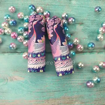 

12.1mm 5/10/30/50pcs Purple Phoenix Wings Round Paper Empty Lipstick Tube Lip Balm Container Lipstick Shell Packaging Cosmetics