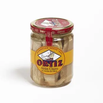 

Tonno Pinna Gialla all'olio di oliva 400g Ortiz