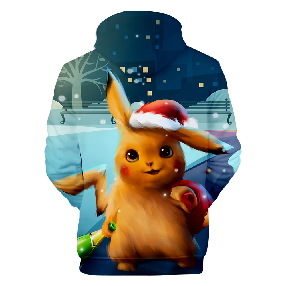 Autumn Pokemon Detective Pikachu 3D Hoodies Sweatshirts Men Women Fashion Hip Hop Kids Hoodies Sweatshirts 3D boys girls Hoodie