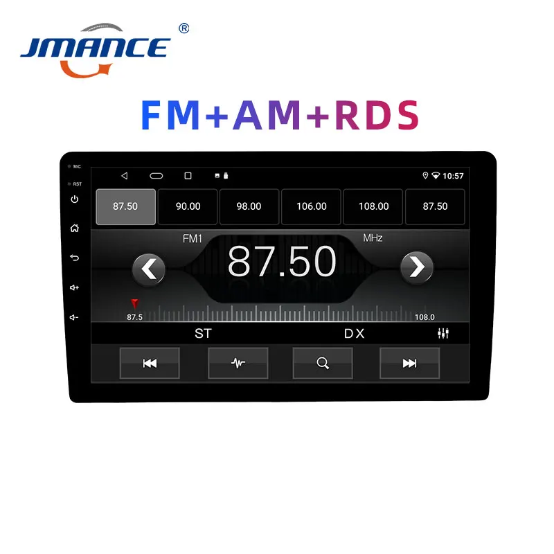 JMANCE 10 Inch 4G Net DSP RDS Android 10 Multimedia HiFi Video Player GPS Navigation Car Radio Stereo Wifi BT Carplay Anto AHD
