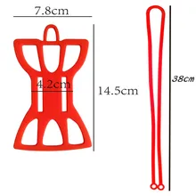 Новое поступление универсальный силиконовый ремешок-держатель чехол для мобильного телефона шейный ремешок ожерелье слинг для смартфона