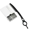 univinlions thinning razor blade straight salon hairdressing razor stick hair cutter rotary barber hair cutting knife thinner ► Photo 2/6