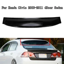 ABS Автомобильный задний оконный спойлер на крышу крыло козырек для Honda Civic 4DR 2006-2011 4 Двери Седан Спойлеры авто аксессуары автомобильный Стайлинг