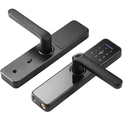 Serrure intelligente par empreinte digitale, pour porte, bureau, hôtel, résidence, Tuya, WIFI, serrure électronique d'intérieur 