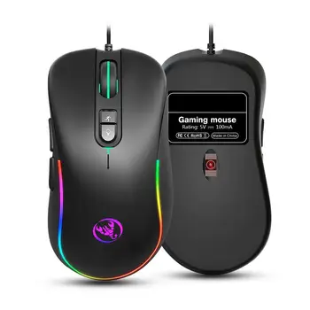 

RGB Wired Gaming Mouse 6400DPI program macro definition Professional-Grade Gamer Mice Wired Mouse Optical for Laptop Computer