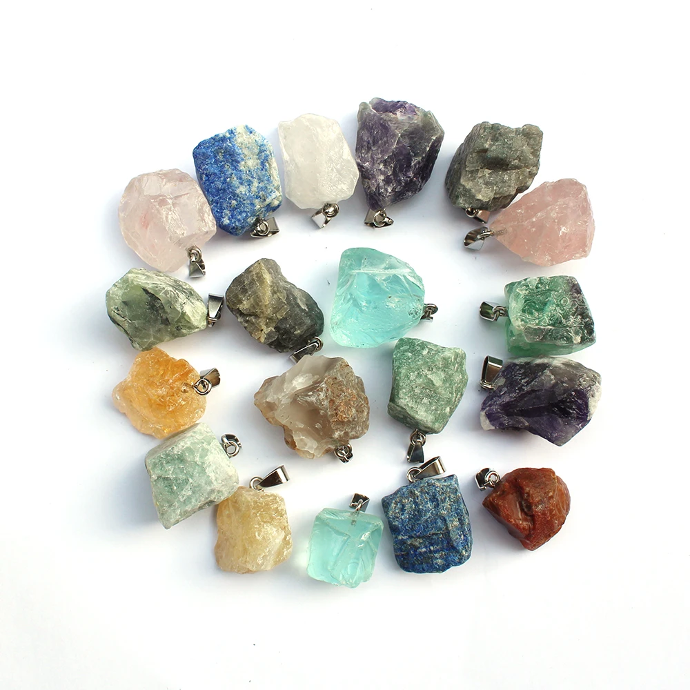 Natural Gazelle Pendant, Original Mineral Necklace, Irregular Shape Connector Natural Citrine Pendant  Jewelry