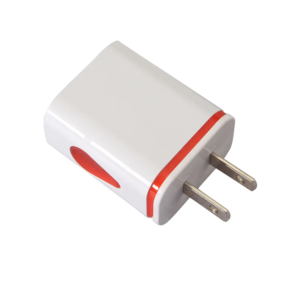 

Charger LED 5V 2.1A Adapter 2 USB Durable Smart ABS For Travel Home Mobile Phone OC-shipping