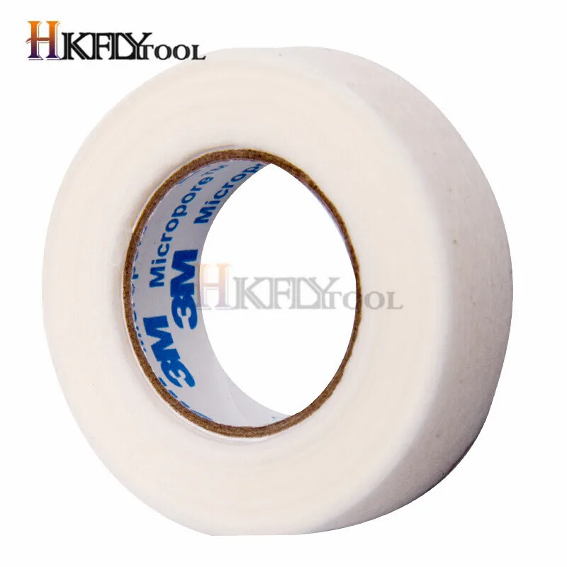 Adhesive Tape Roll 10pcs Surgical Tape Eyelash Extension Medical Microporous Breathable Paper Tape