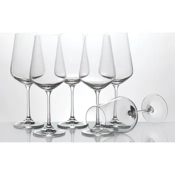 

Set of wine glasses of 6 PCs. "Sandra" 450 ml height = 23,5 cm
