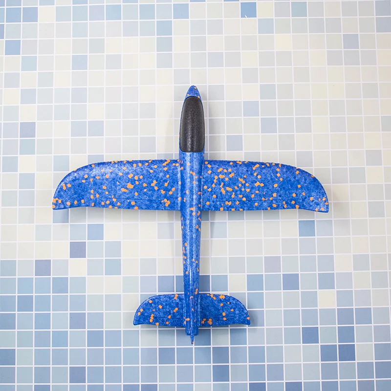 37CM EPP Foam Hand Throw Airplane Rubber Band Ejection Outdoor Launch Glider Plane Gift Interesting Toys For Children Kids Game 9