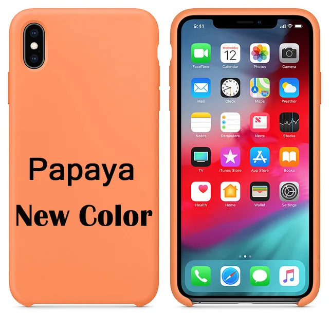 Новая модель силиконовый чехол для Apple iPhone 7 8 Plus X XR XS Max задняя крышка для iPhone 11 Pro Max чехол с логотипом - Цвет: 30