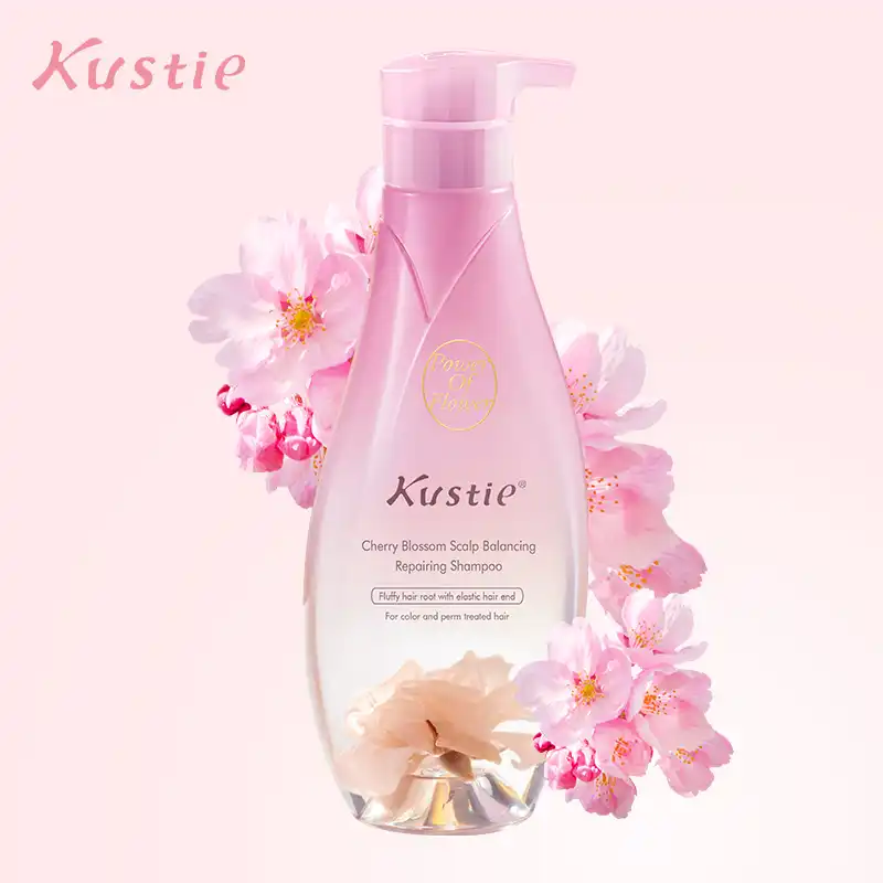 Kustie 頭皮修復ヘアシャンプー花エッセンスなしシリコーンオイル抗脱毛豊富なアミノ酸式高級ヘアケア シャンプー Aliexpress