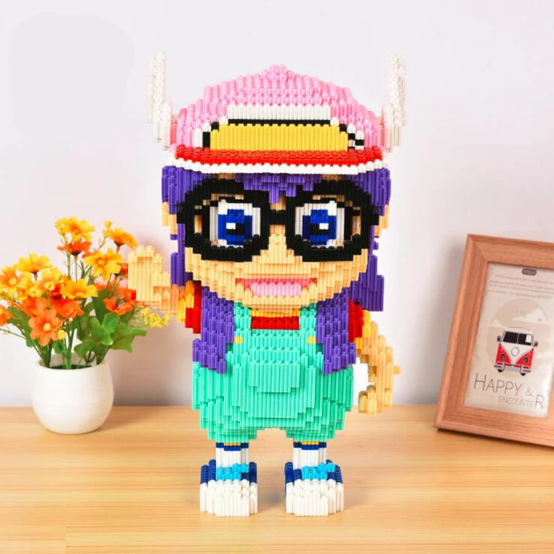 Xizai 8053 аниме мультфильм Dr.Slump Alrale Девушка ангел 3D модель DIY Мини Волшебные блоки
