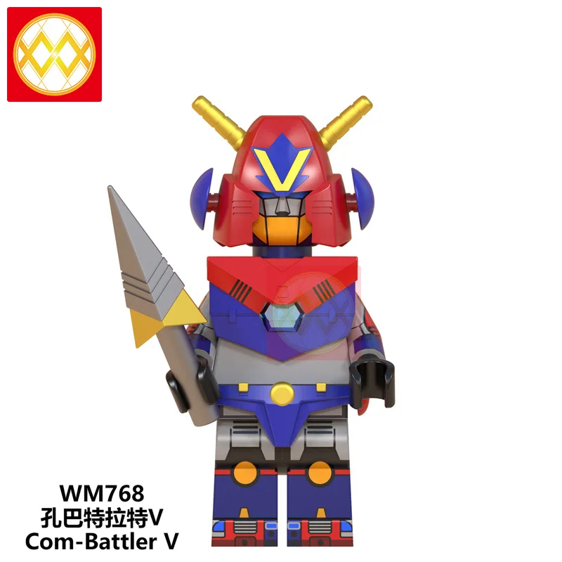 Voltes V Daimos Mechander Robo Com Battler V аниме строительные блоки мазингер Z Voltron Beast King Predator игрушки для детей Подарки - Цвет: Оранжевый