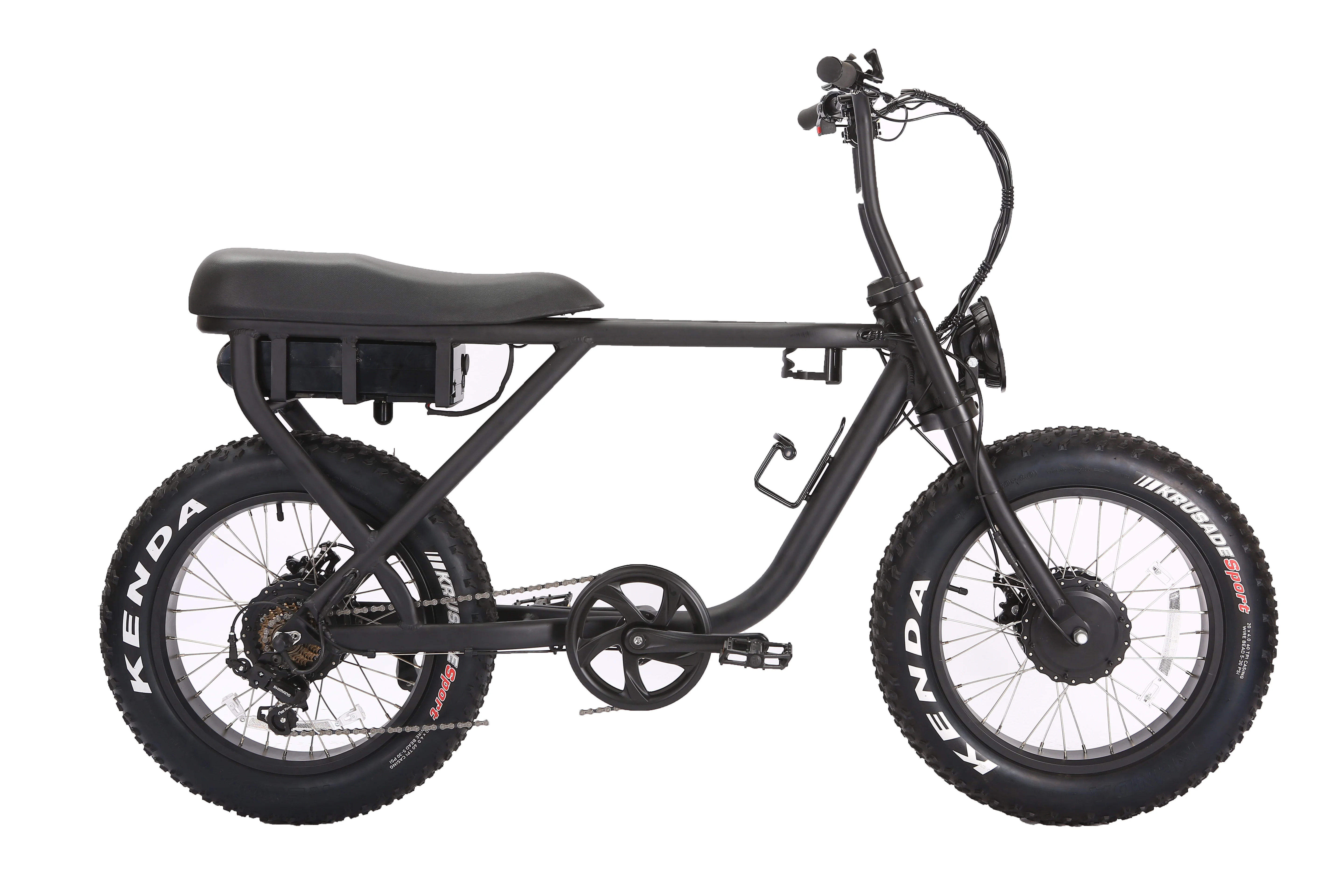 V-B08MHidden батарея 2 сиденья супер 73 Электрический велосипед 20 дюймов 48v 500w