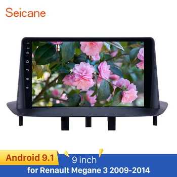 

Seicane Car GPS Multimedia Player Car Stereo Android 9.1 for Renault Megane 3 2009 2010 2011 2012-2014 support Carplay SWC AUX
