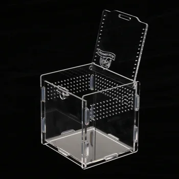

Acrylic Reptile Terrariums Plant Feeding Tank Lizard Breeding Box Cage